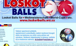 Loskotballs - výroba míčů na kolovou